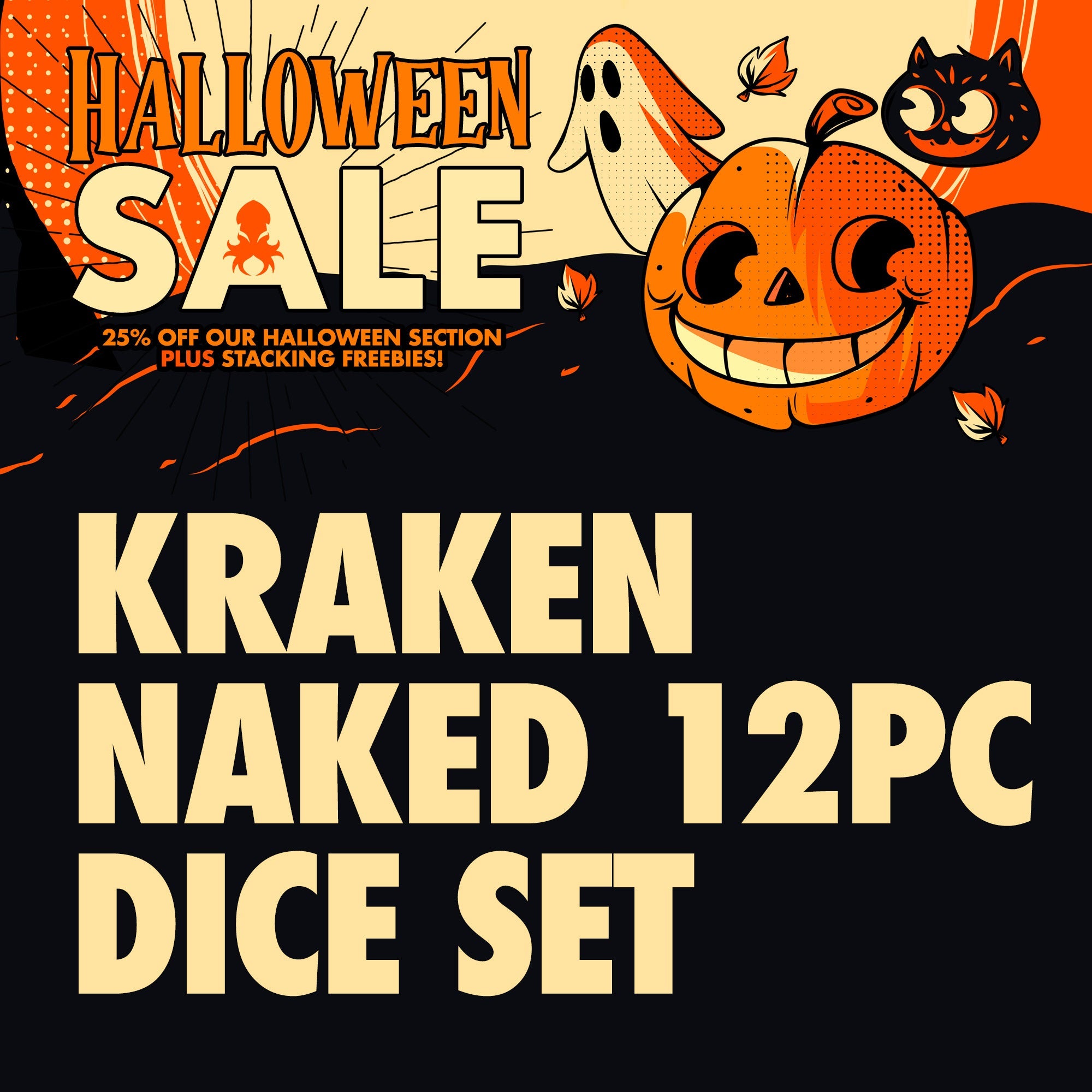 🎁 Freebie - Kraken Naked 12pc Dice Set (100% off)